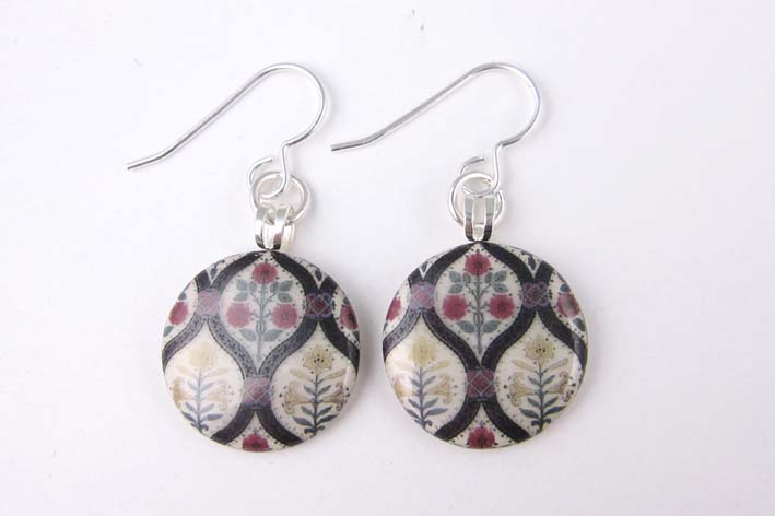 House of Lords lily and rose earrings